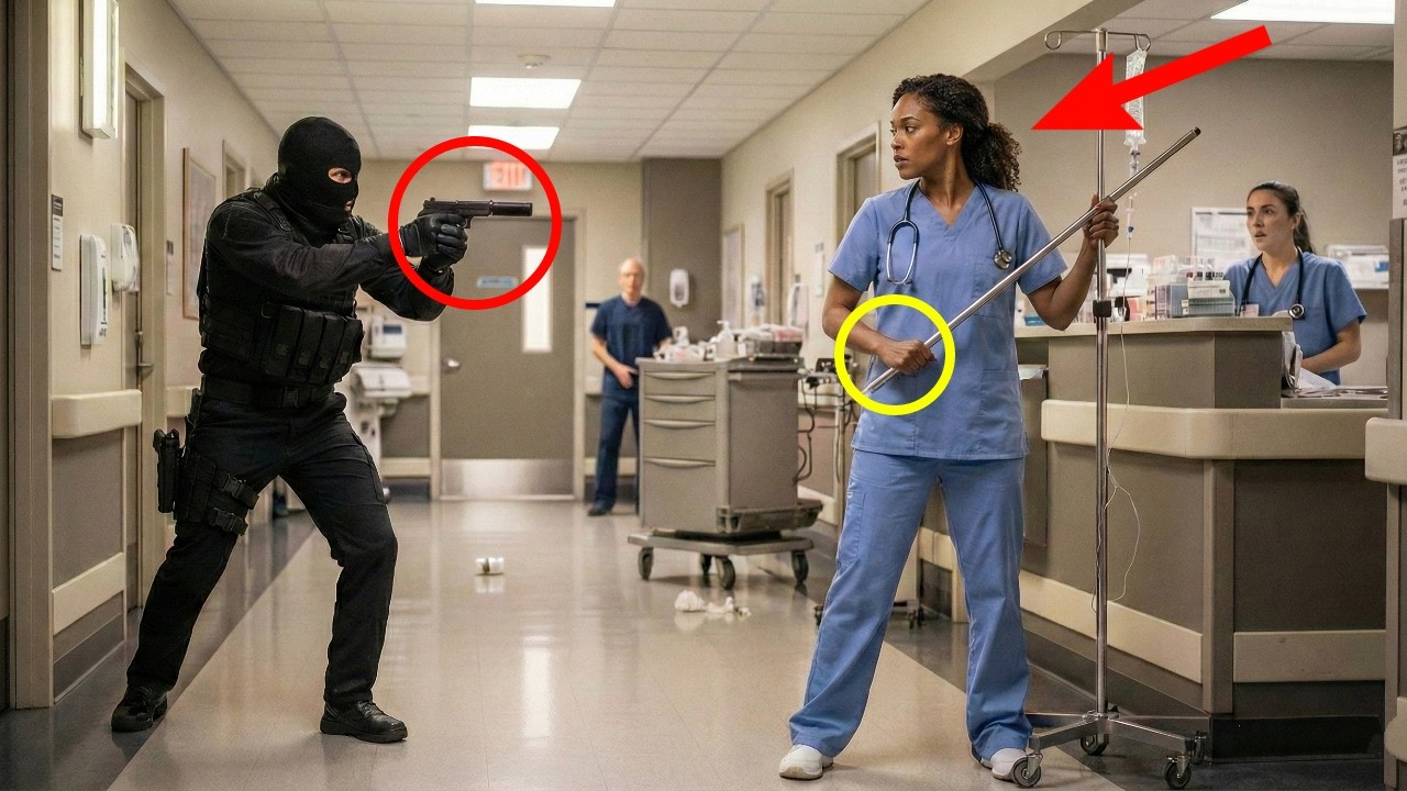 Никто не догадывался, что робкая ночная медсестра была «зеленым беретом» — пока в госпиталь для в...