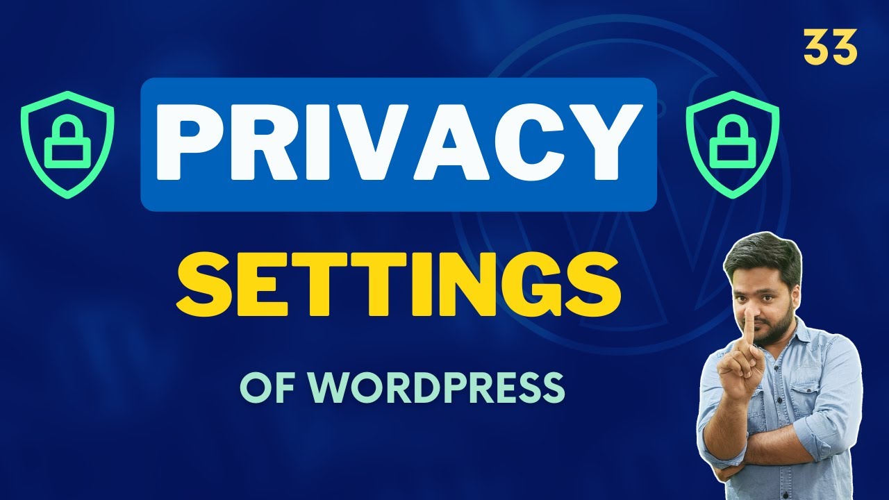 Privacy Policy Settings in WordPress | Create Privacy Policy Page in ...