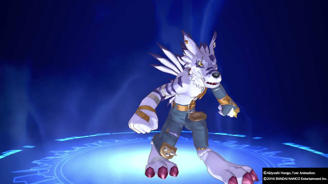 DIGIMON STORY WereGarurumon Digivolution - YouTube