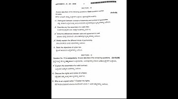 4th Sem B.com Business Regulatory Framework NEP August/September:-2023 question Paper