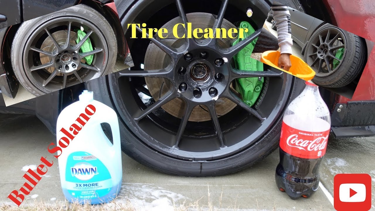 How To!!!!! COKE & SOAP To Clean Tires?? YouTube
