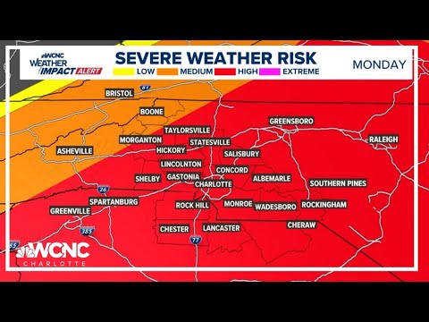 FORECAST: Scattered rain tonight, strong-to-severe storms likely Monday ...
