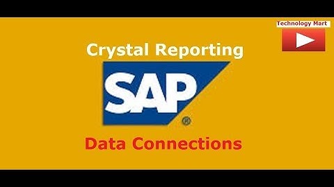 Direct Data Connections in SAP Crystal Reports
