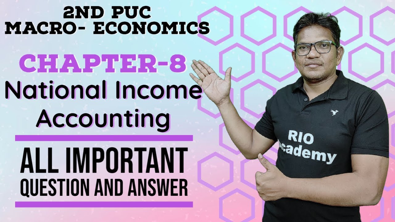 2nd PUC Economics  | National Income Accounting  | question and answer