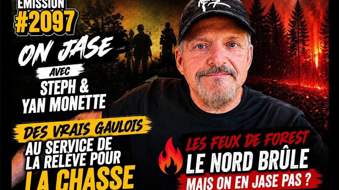 7 juillet Émission #2097 ON JASE avec Steph et Yan Monette