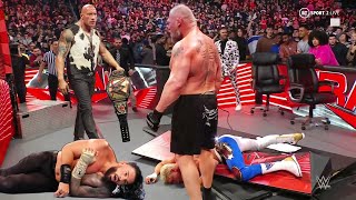 WWE 27 April 2024 Roman Reigns VS. The Rock VS. Brock Lesnar VS. Cody Rhodes VS. All Raw SmackDown