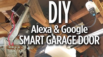 DIY - Smart Garage Door Opener with Amazon Alexa, Google Home & Smart Plug