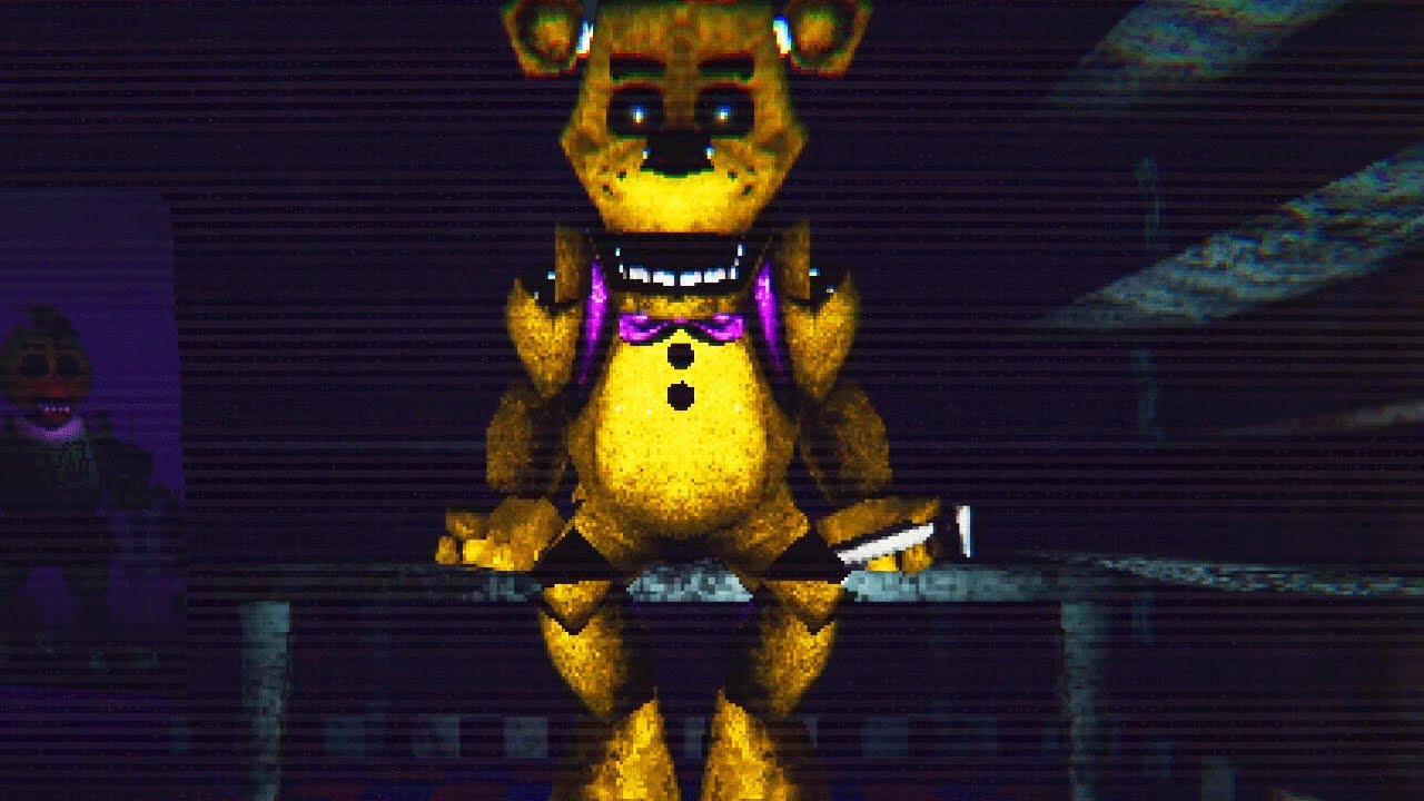 New Golden Freddy! Killer Golden Freddy in FNaF 1 (Mod) 