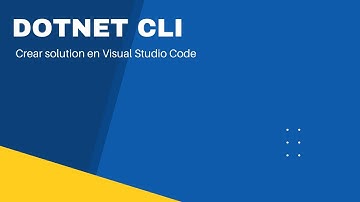 Create .sln file with .NET 6 via DotNET CLI (Español)