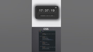 Beautiful Neumorphism Digital Clock with Light & Dark Mode | HTML CSS JavaScript