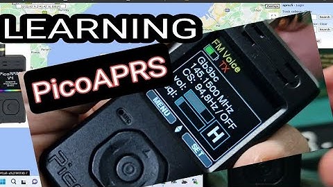 LEARNING PicoAPRS - TNC-WIFI-RF