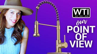Our Point of View on the WEWE Brushed Gold Kitchen Faucets