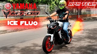 Yamaha MT 09 Ice fluo by RPM TEAM 10,908 views 4 years ago 4 minutes, 39 seconds