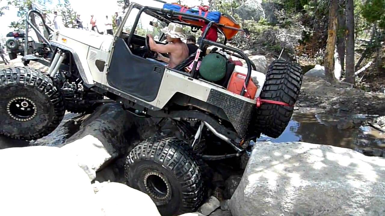 TALL fj40 tries soup bowl Rubicon trail YouTube