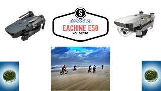 Eachine E58 Drone Vs DJI Mavic Pro Platinum - SPOT THE DIFFERENCE