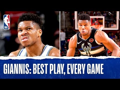 Giannis Antetokounmpo's Best Plays From Every Game!