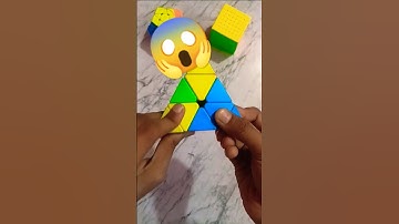 Cool Patterns Ever On Pyraminx 🤩 #viralvideo #rubikscube #shorts 😊😊