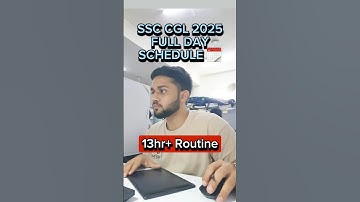 Full Day Routine CGL 2025🎯 || #shortsfeed #ssc #ssccgl #studymotivation #ssccgl2025 #motivation #cgl