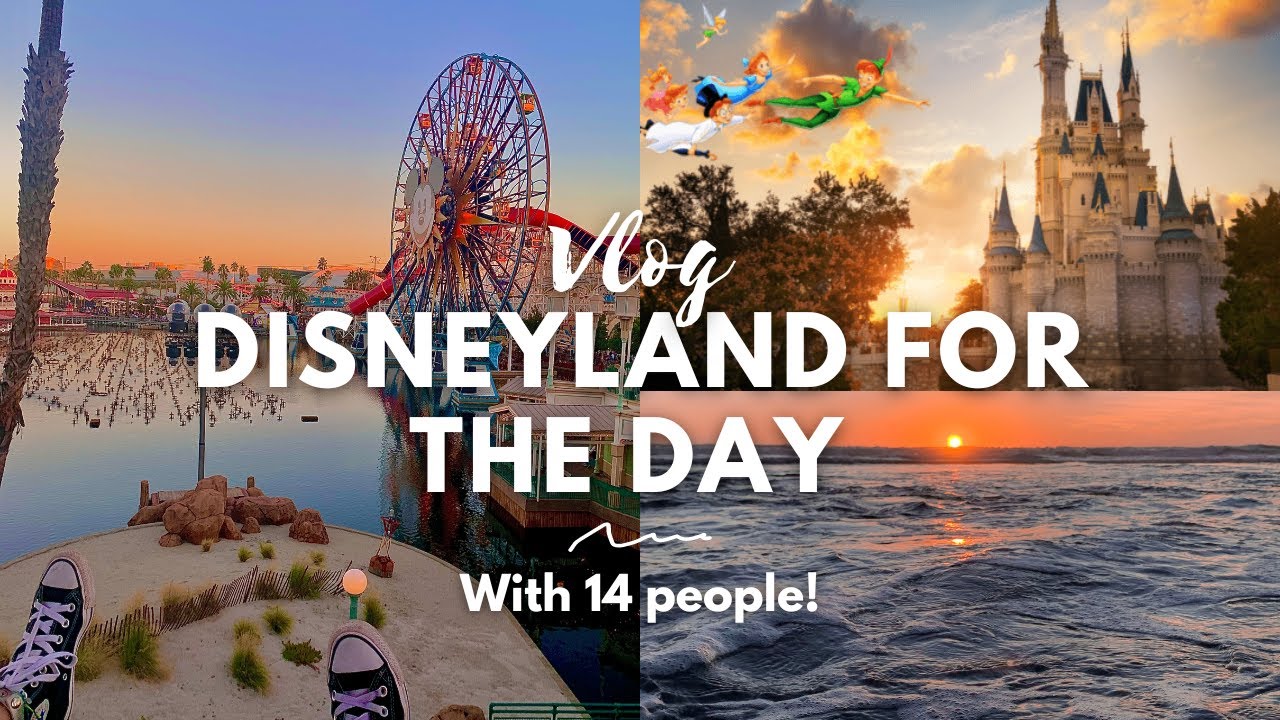 Disneyland California (WITH 14 PEOPLE!!!)  || Ride Height Requirements + Pro Tips!