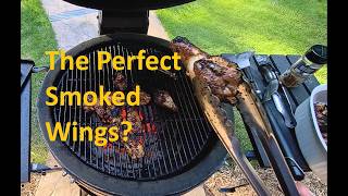 Smoked Chicken Wings on a Kamado Joe Classic II | Big Green Egg Style Crispy Dry Rub Wings
