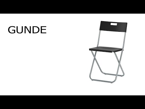 Video: Folding Chairs From Ikea: Folding Wooden Terrier Structures And White Plastic Models With A Back From Ikea, Reviews