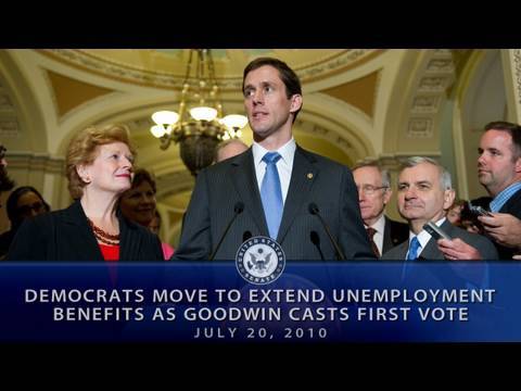 Democrats Move to Extend Unemployment Benefits as Goodwin Casts First Vote