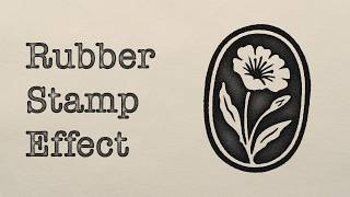 Rubber Stamp Effect in Adobe Illustrator