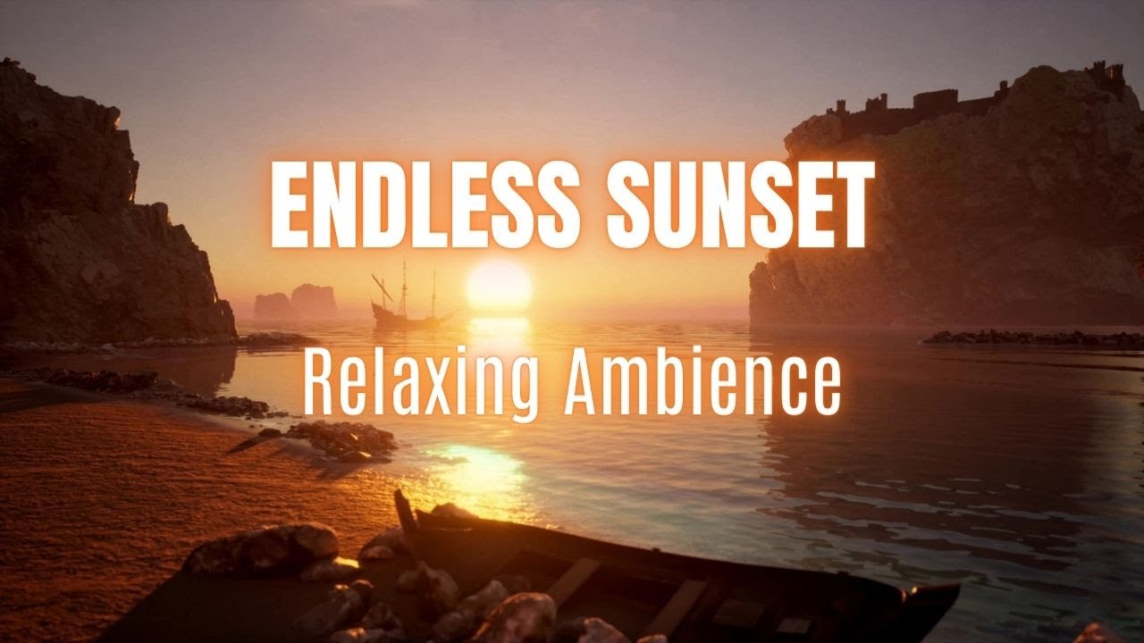 This Sunset Loop Feels Unreal 🌅 Endless Ocean Calm