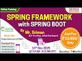 SPRING Framework with SPRING BOOT Online Training @ DURGASOFT
