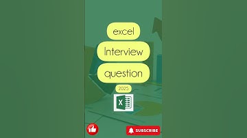 Excel interview question for data analyst #excelinterview #exceltips #viralshorts #exceltricks #test