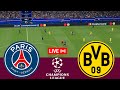 [LIVE] PSG vs Borussia Dortmund. UEFA Champions League 23/24 Full Match - VideoGame Simulation