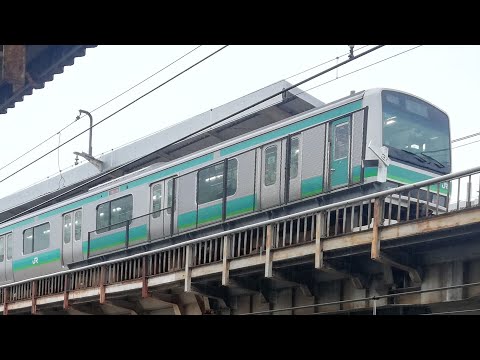 E231系  12番線  常磐線 上野止まり 入線