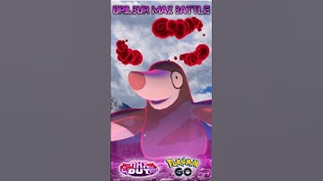 Dynamax Drilbur Max battle |New Dynamax Pokemon Go #pokemongo#pokemon#dynamax#gigantamax#newevents