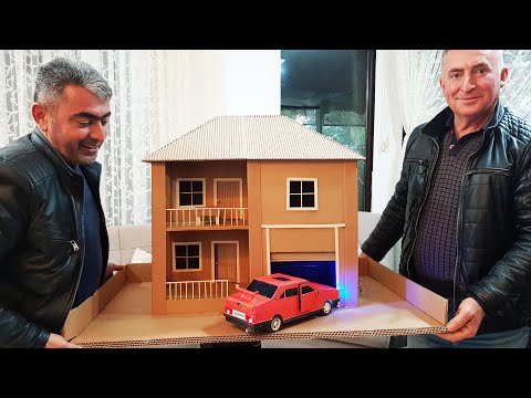 (DIY )TOFAŞ 2000 Kartondan Maket Ev Yapımı