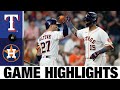 Rangers vs. Astros Game Highlights (6/16/21) | MLB Highlights