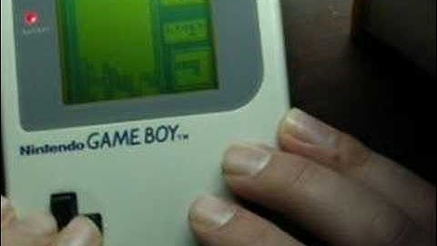 Gameboy Tetris - Level 9 Heart Height 5