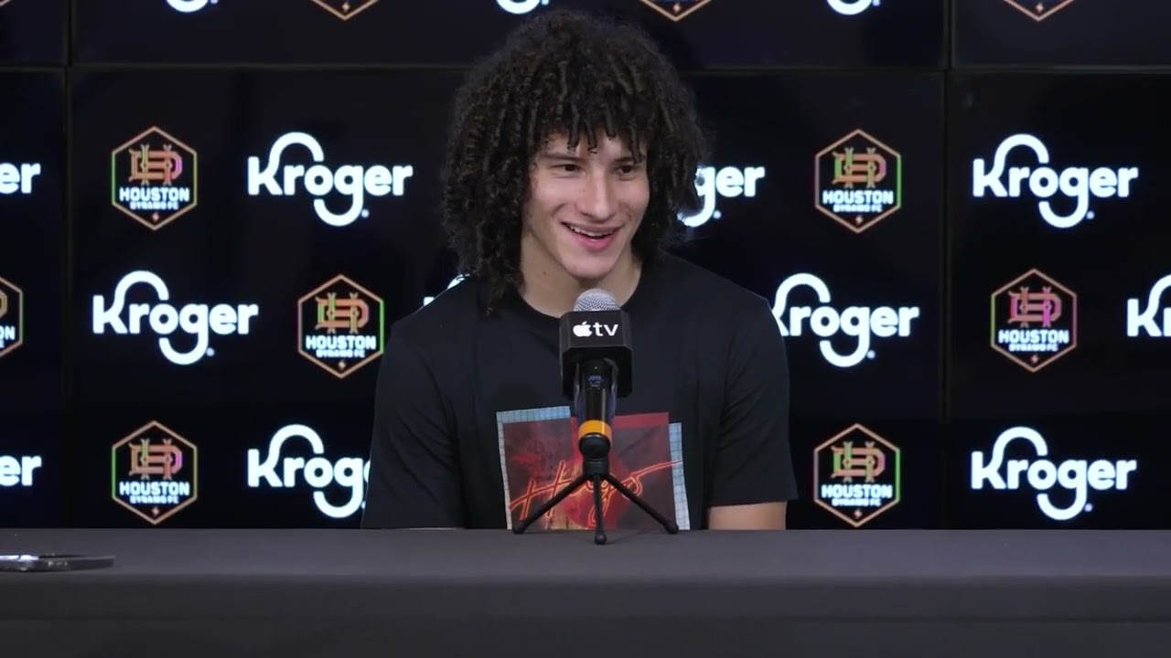 Houston Dynamo midfielder Ivan Franco Post Game Press Conference vs Austin FC. 5/28/23   