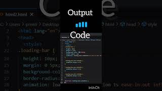 loading animation part 13  in HTML CSS. #coding #html