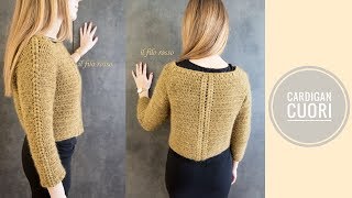 CARDIGAN / GIACCHINA TOP DOWN UNCINETTO 