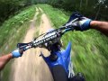 HD YZ450 Dirt Biking To My Bros House Through Woods