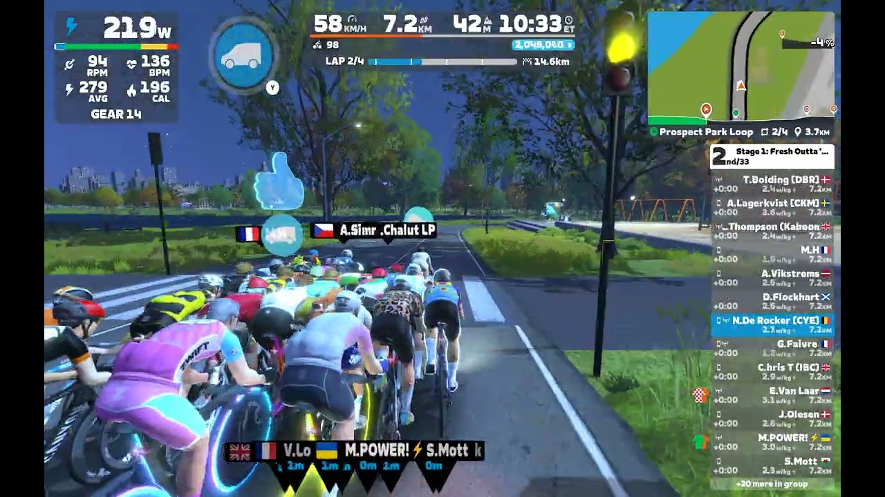 Stage 1: Fresh Outta '25: Prospect Park Loop 2/12/2025 17h10 CET