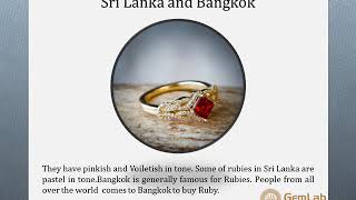 Famous Type Of Ruby Gemstone Sources - Manik