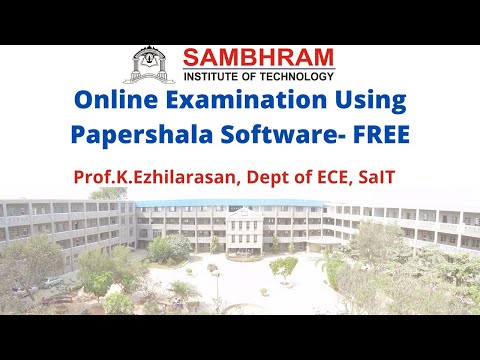 Online Examination Using Papershala Software-FREE open source Software