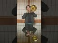 不思議な鏡面の机 #吹奏楽#trombone