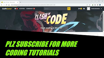 Codingame | C++ Edition - Clash Of Code 29 Aug 2022