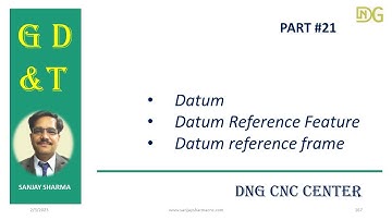 GD&T _Part #21 _ Datum reference frame (DRF) II DNG CNC CENTER