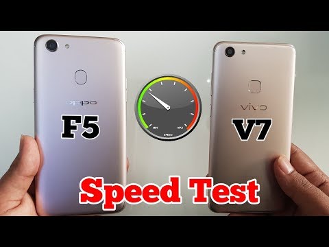 Vivo V7 vs Oppo F5 Speed test Comparison