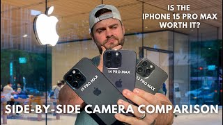Unboxing the NEW iPhone 15 Pro Max | SideBySide Camera Comparison  iPhone 13, 14 and 15 Pro Max