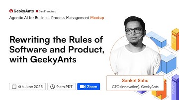 Redefining Software & Product Development with GeekyAnts | Sanket Sahu | Agentic AI for Enterprises