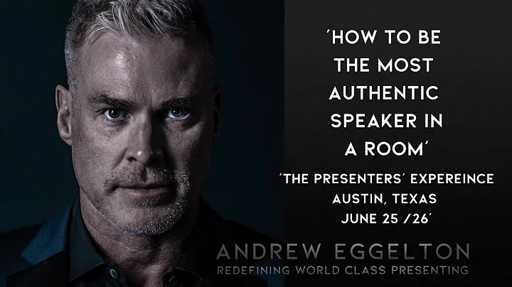 Being The Most Authentic Speaker In A Room